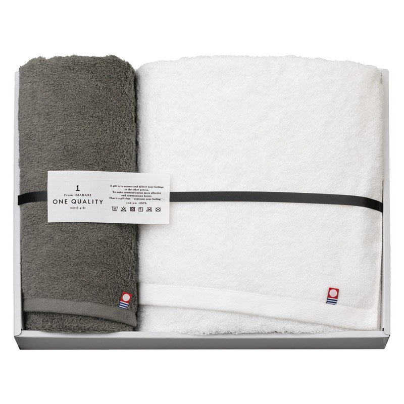 Rakuten - 今治 ONE QUALITY バスタオル&フェイスタオル【のし・包装無料】【代引不可】