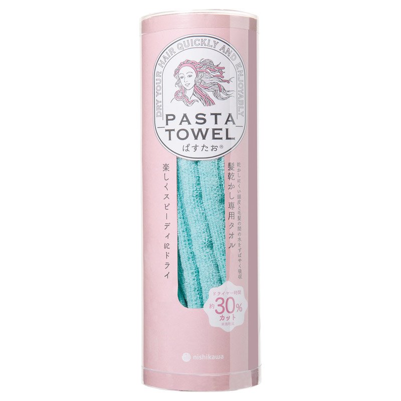 樂天商城 - PASTA TOWEL ぱすたお 髪乾かし専用タオル グリーン【代引不可】