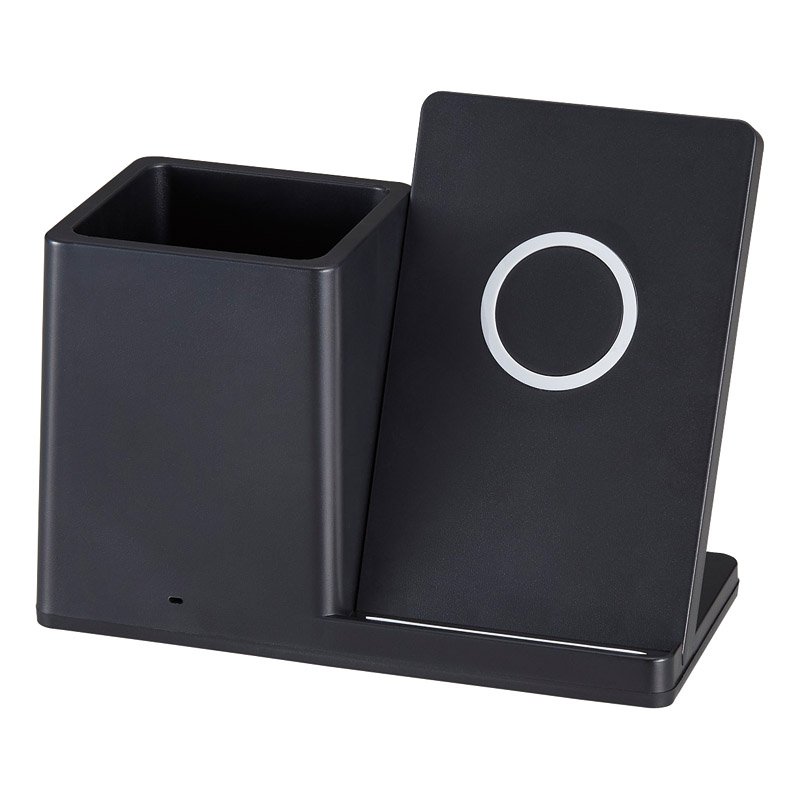 ペンホルダー付ワイヤレス充電器【のし・包装無料】【代引不可】