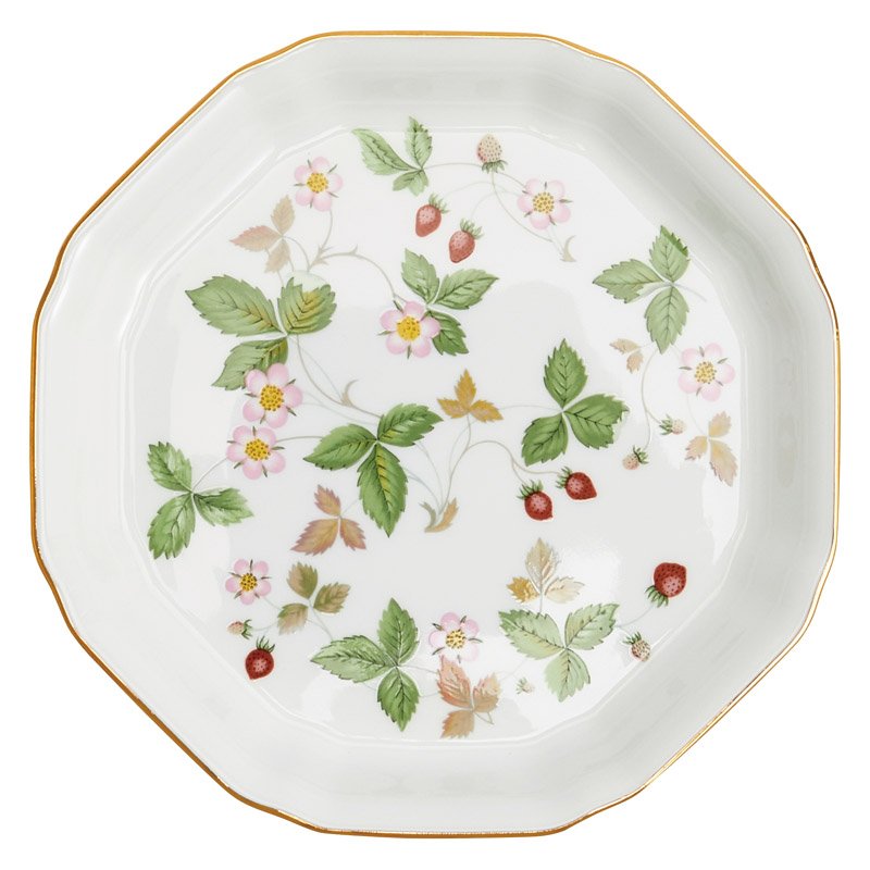 ウェッジウッド ワイルド ストロベリー オクタゴナル ディッシュ【のし・包装無料】【代引不可】