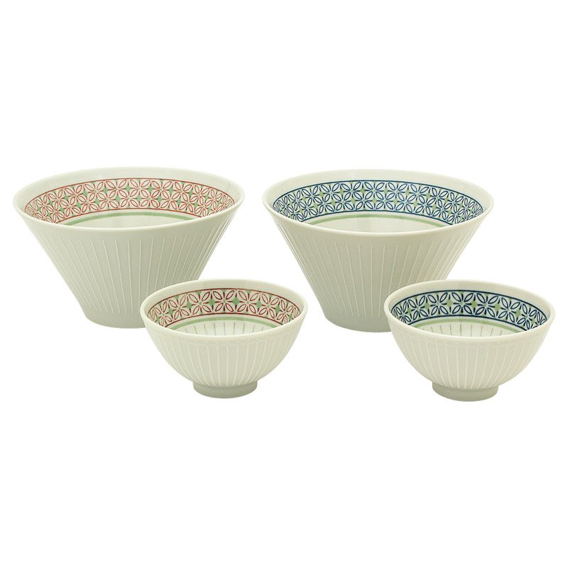 サンゴー とくさ七宝文 ペアサラダセット【のし・包装無料】【代引不可】