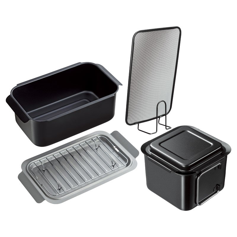 ポコフリット IH対応角型揚げ鍋3点セット【のし・包装無料】【代引不可】