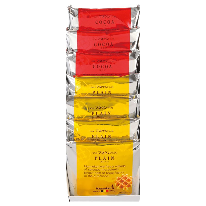マネケン ワッフル詰合せ7個入り 7-PCG【のし・包装無料】【代引不可】