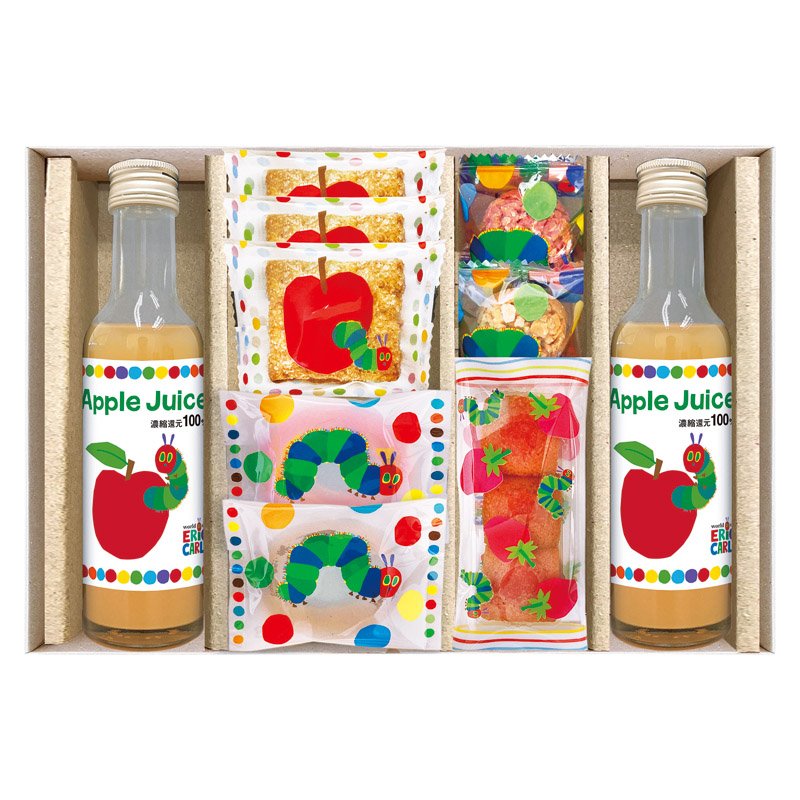 はらぺこあおむし アップルジュース&しっとりドーナツ スイーツセット SNZ-252【のし・包装無料】【代引不可】