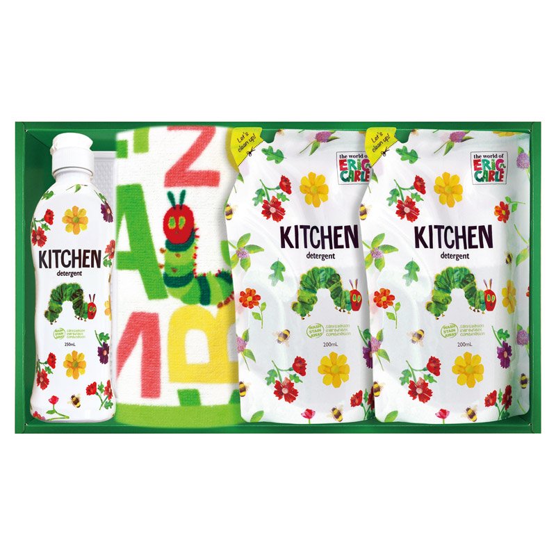 はらぺこあおむし キッチン洗剤セット H-20AZ【のし・包装無料】【代引不可】