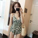 【予約販売】水着レディース 体型カバー 連体 ビキニ 水着 アップウェア 女性用 ワンピース ママ水着 タンキニ水着 大きいサイズ 女子 花柄 大人 ミセス セ...