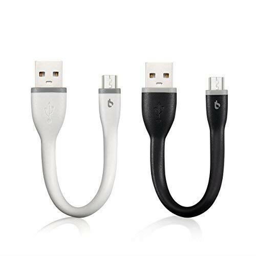 BigBlue 15cm 2本 Micro USB ケーブル 2.0A アンドロイド充電 短い マイクロusbケーブル データ転送 Sony Samsung 富士通 Motorola Sharp Nokia 京セラ Huawei Blackberry など Android スマー…