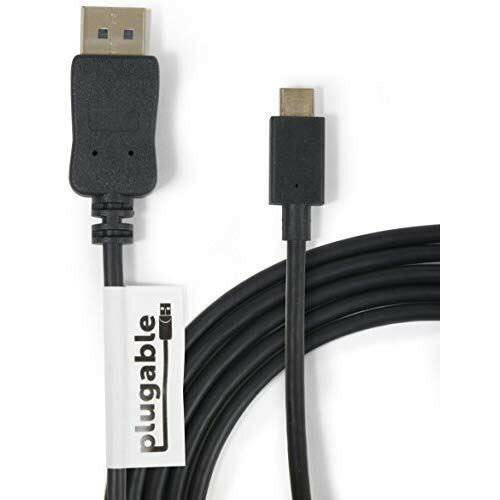 Plugable USB Type CiUSB-Cj - DisplayPort ϊP[u 1.8mAMacBook 12