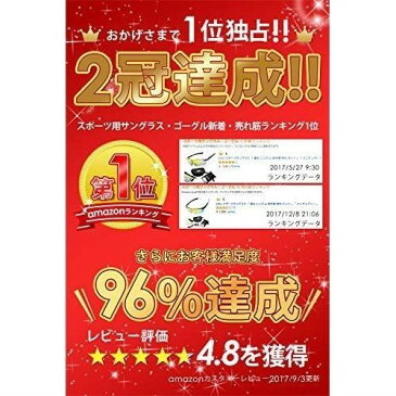 LICLI スポーツサングラス 「 偏光 レンズ uv 紫外線 99％ カット 」「 メンズ レディース 男女兼用 フリーサイズ 」「 度付き 対応 インナーフレーム 交換レンズ 5枚 専用ケース 付属 」「 超軽量 豊富な7カラー 」