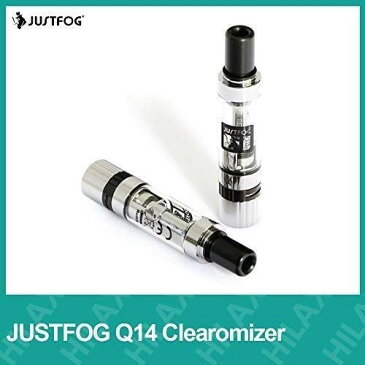 正規品 VAPE 電子タバコ JUSTFOG (ジャストフォグ) Q14 アトマイザー コイル1.6ohm付 【1.8ml】エアフロー調節可能 eGo互換