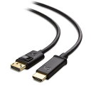 Cable Matters DisplayPort to HDMI変換ケーブル DP to HDMIケーブル 金メッキコネクタ搭載 2m（ブラック）