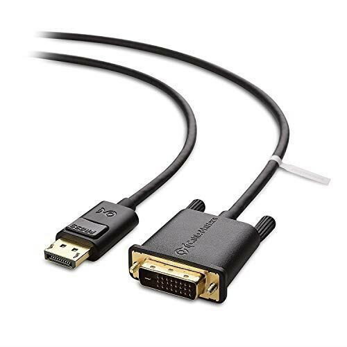 Cable Matters DisplayPort to DVI 変換ケーブル DP to DVI ケーブル 金メッキコネクタ搭載 1080P解像度 1m（ブラック）