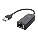 Cable Matters USB LAN変換アダプター 有線LANアダプター USB3.0 to RJ45 10/100/1000Mbps 高速 Macbook/Windows/Chromeに最適（ブラック）