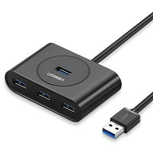 USBϥ 4ݡ USB3.0 hub ®ž եѥ/Хѥ Ĺ PS4,Mac,iMac˺Ŭ