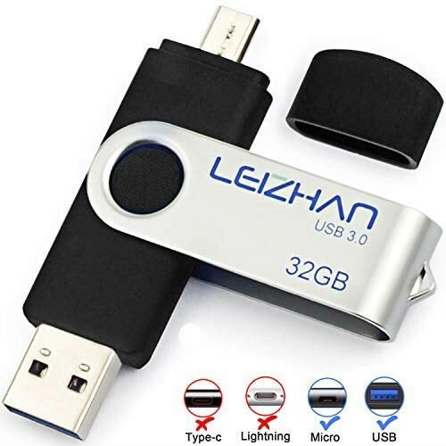 LEIZHAN ꡼եåɥ饤 3.0®ž 64G ֥å ž ͵ USB OTG 3.0 ­ ޥڥɥ饤 Android 3.0 Uƥå 64GB 