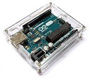 Arduino UNO R3 透明 アクリル エンクロージャー ケース 薄型 コンパクト