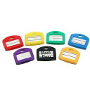 Pawfly キーキャップ タグ 24個 6色 鍵の識別リングカバー ブランクなラベル付き 完璧なコーディング系統