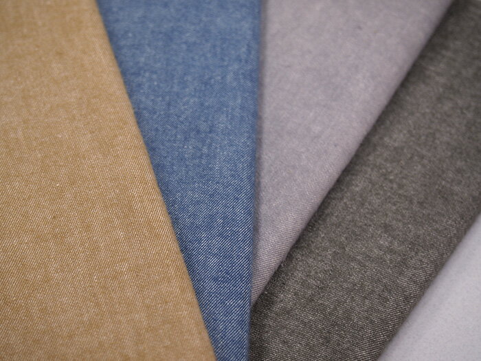 Cotton （Solid Color） - 【生地・布地】無地　コットン100％スエードタッチネルミラクルスムース加工