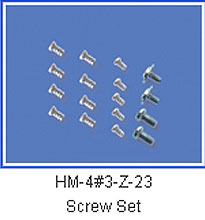 HM-4 3-Z-23Screw Set 4ch本格ミニヘリ 3消耗部品