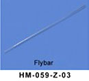 HM-059-Z-03 Flybar ラジコンヘリコプター7ch#59消耗部品