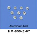 HM-059-Z-07 Aluminum ball ラジコンヘリコプター7ch#59消耗部品