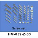 HM-059-Z-33 Screw set ラジコンヘリコプター7ch#59消耗部品