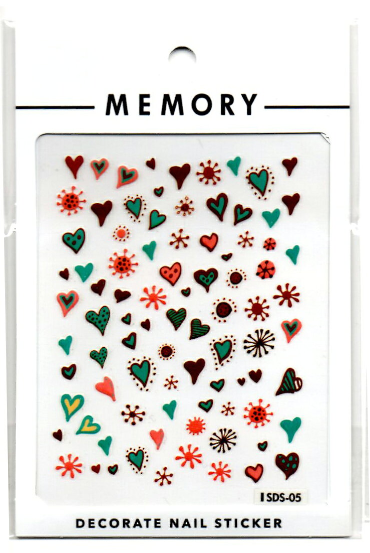MEMORY ネイルシール ステッカー SDS-05 ハート
