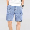 ハーフパンツ デニムジーンズ ショートパンツ デニムパンツ 半ズボン ダメージ加工 メンズ ショートパンツ スリム ショーツ ハーパン ストレッチ 短パン