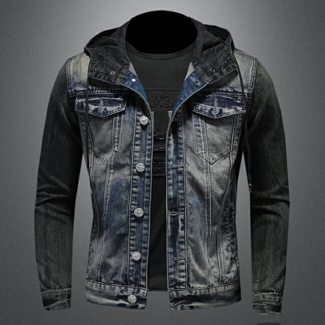 デニムジャケットジャンバーデニム長...