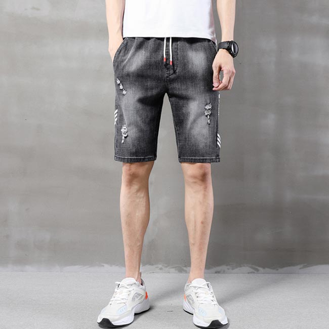 ショートパンツ ショーツ ダメージ デニムショーツ デニムショートパンツ インディゴ 短パン ハーフパンツ 夏