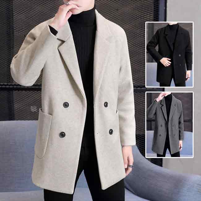 トレンチコートメンズチェスターコー...