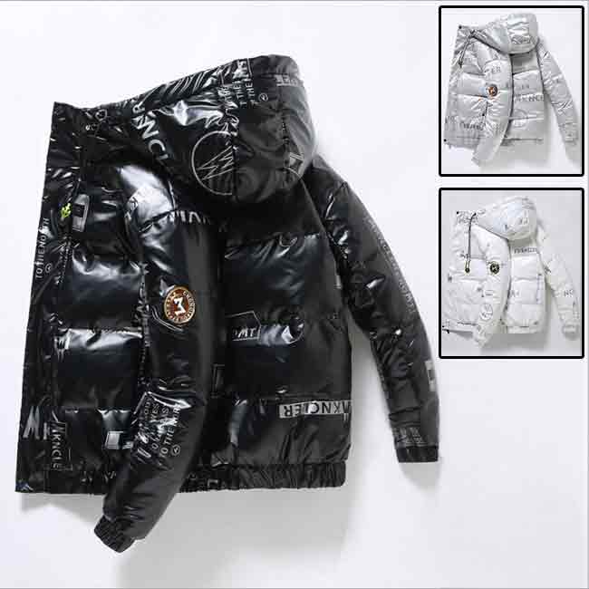 다운 재킷 맨즈 다운 코트 두꺼운 하이넥 방풍 방한 겨울철 아우터 아웃도어 푸드 첨부