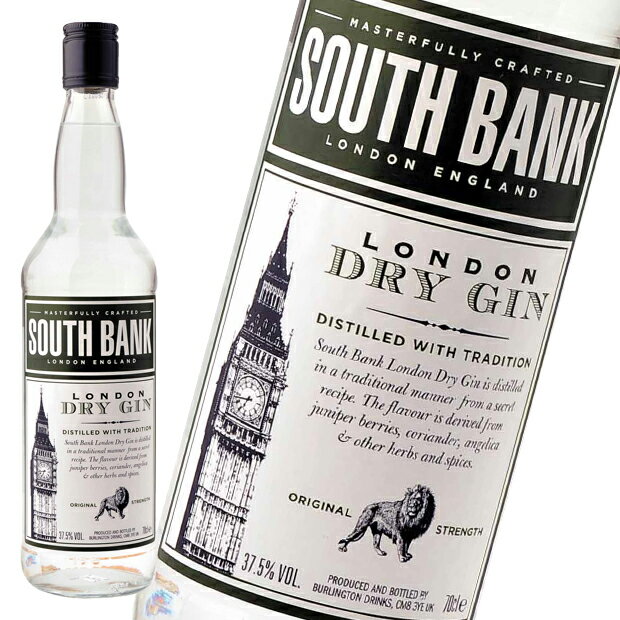 【クーポン配布中】【送料無料】サウスバンク ドライジン 700ml 12本セット | ジン GIN 業務用 12本 ケース bar バー リキュール ケース ハードリカー ハード カクテル ギフト プレゼント 誕生日 人気 オススメ 輸入 酒 お酒