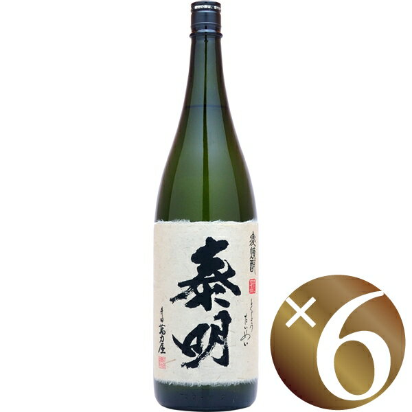 【P2倍！(11日2時まで)】特蒸泰明　麦焼酎　25度　1800ml×6本　香ばしい 麦ソーダ 焼酎ハイボール にも..