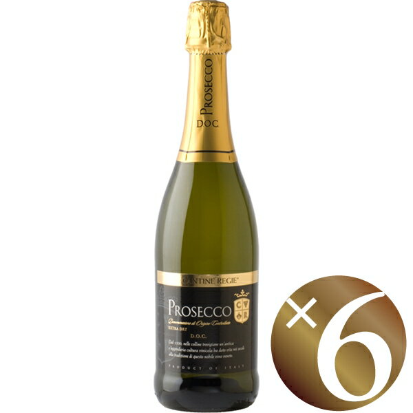 楽天ワイン本舗　ヴァン・ヴィーノ【まとめ買い】プロセッコ　エクストラ　ドライ/カンティーネ　レジェ （スパークリングワイン）750ml×6本