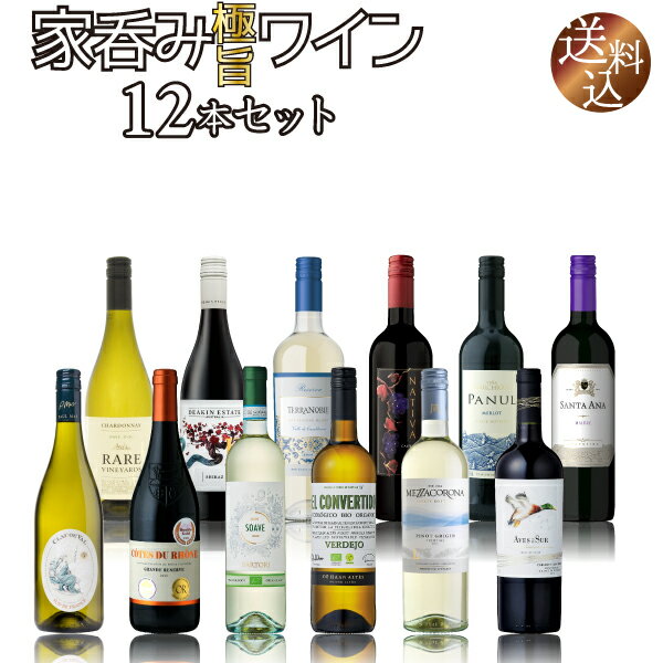 家呑み極旨ワイン12本セット　750ml×12本