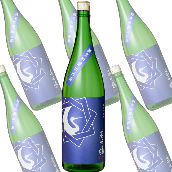 【22~25日はポイント5倍】基峰鶴（キホウツル）　純米吟醸　山田錦　1800ml×6本 (日本酒)