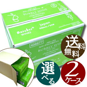 【ポイント2倍(9日2時まで)】バロークス プレミアム 缶ワイン 選べる 2ケース セット! 250ml×24本×2ケース (ギフト対応不可)スパークリング 白 赤 ロゼ スティル 箱に入れて発送 缶 ワイン