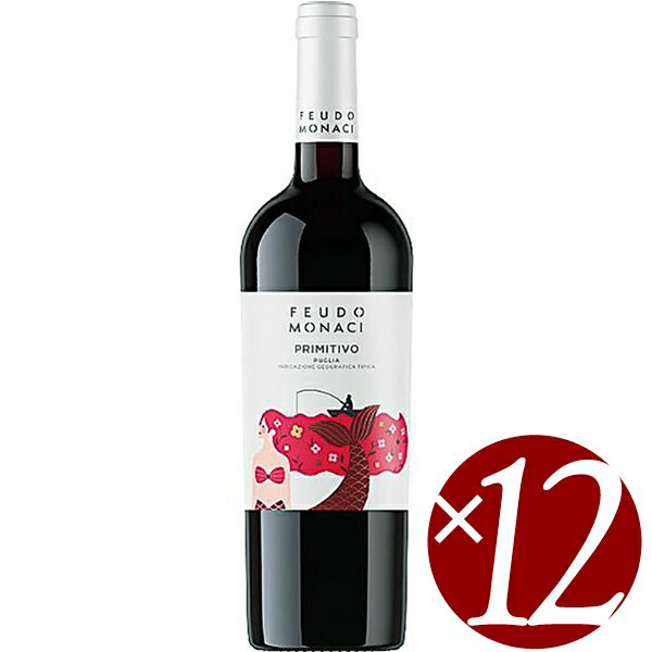 楽天ワイン本舗　ヴァン・ヴィーノ“ミルス”　プリミティーヴォ・サレント/カステッロ・モナチ　750ml×12本　（赤ワイン）