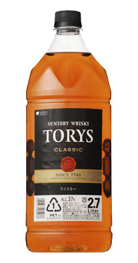 【正規品】サントリー ウイスキー トリス クラシック 2700ml(2.7L)(2.7l) 37％SUNTORY WHISKY TORYS CLASSIC WHISKY 2700ml 37%