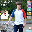 Winner クレイジードッグTシャツ メンズ 半袖 サイクルTシャツ カジュアル かわいい スポーティ バックポケット 吸水速乾 UVカット 接触冷感 やさし...
