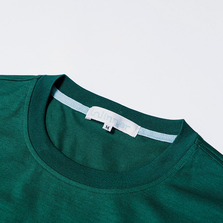 Winner 新作 Round-T サイクルTシャツ メンズ 無地 バックポケット付き コットン100％ 吸水速乾 接触冷感 UVカット 透けにくい 夏用 おしゃれ 街乗り対応 日本製 自転車ウェア