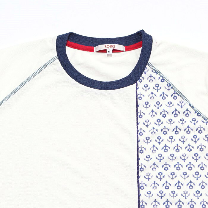 アウトレット アンカープリントTシャツ メンズ 春 夏 半袖 サイクルウェア カジュ...