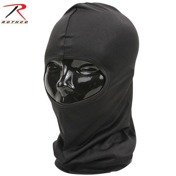 クーポンで最大18%OFF★ROTHCO ロスコ LIGHTWEIGHT バラクラバ BLACK【5562】ライトウェイトで薄手のバラクラバ ヘルメットなどの着...
