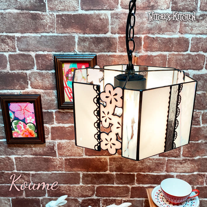 ペンダントライト かわいい シーリングライト ステンドグラス ランプ 照明 ペンダントランプ おしゃれ ..