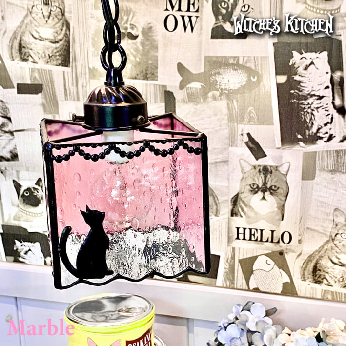 猫 照明 かわいい ペンダントライト ガラス ...の紹介画像2