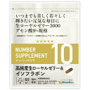 ナンバーサプリ10　高純度生ローヤルゼリー＆イソフラボン生ロイヤルゼリー 1粒で250mg（生換算750mg/デセン酸9％） レッドクローバー 高麗人参 核酸 発酵 ギャバ 葉酸 ビタミンC イソフラボン サプリ サプリメント（ウィズメディカ）