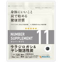 ナンバーサプリ11　ウラジロガシ＆ヤシ殻活性炭ウラジロガシ250mg ヤシ殻活性炭100mg（4粒あたり）キトサン 田七人参 アルギン酸ナトリウム クマザサ ハトムギ 未焼成カルシウム 葉酸 ビタミンB6（ウィズメディカ 公式）