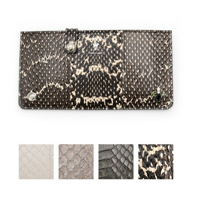 楽天リシュADMJ エーディーエムジェイ SNAKELEATHER&THE BEE　SLIM　WALLET スネークレザー&ザ・ビー　スリムウォレット 21SS06006