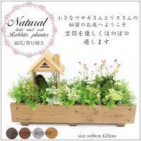 期間限定ポイント5倍小さな森のうさんぎさんのかくれんぼウサギシリーズモスアニマルリスウサギ可愛い癒し玄関観葉植物フェイクグリーンフラワーナチュラル受付グリーンプランターフラワー造花14800円送料無料プランターグリーンアニマル